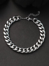 The Small-Chain Link Bracelet - Metallic Silver